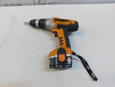 1 WORX WX369.3 CORDLESS HAMMER DRILL RRP Â£69 (NO CHARGER)