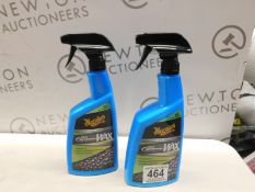 2 BOTTLES OF MEGUIARS HYBRID CERAMIC WAX RRP Â£19.9