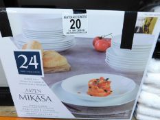 1 BOXED MIKASA ASPEN PORCELAIN DINNERWARE SET RRP Â£49