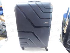 1 AMERICAN TOURISTER LARGE HARDSIDE SPINNER CASE IN DEEP BLACK RRP Â£99