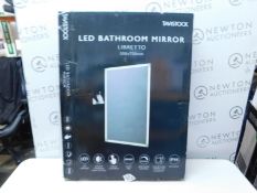 1 BOXED TAVISTOCK LED BATHROOM MIRROR Â£99 (CHIPPED ON CORNER)