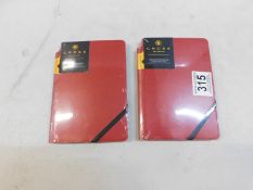 1 SET OF 2 BRAND NEW SEALED CROSS RED NOTEBOOK AND PEN GIFT SET RRP Â£99
