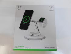 1 BOXED BELKIN BOOST CHARGE PRO 3-IN-1 WIRELESS CHARGER WITH MAGSAFE RRP Â£129.99