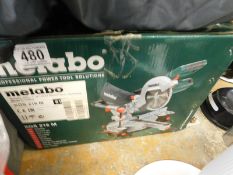 1 BOXED METABO KGS216M CROSS CUT SAW WITH LASER RRP Â£199.99