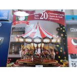 1 BOXED 17 INCH (44CM) DELUXE CHRISTMAS CAROUSEL TABLE TOP ORNAMENT WITH LED LIGHTS & SOUNDS RRP Â£