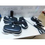 1 SET OF 3 BROKEN AIRCRAFT POWERGLIDE CORDLESS HARD FLOOR CLEANER & POLISHER (SPARES AND REPAIRS)