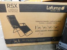 1 BOXED LAFUMA PREMIUM PADDED RECLINER CHAIR RRP Â£199