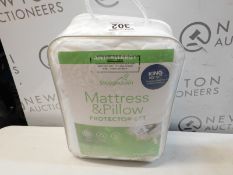 1 PACKED SNUGGLEDOWN MATTRESS AND PILLOW PROTECTOR SIZE KING RRP Â£29