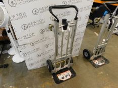 1 COSCO 3-IN-1 ALUMINIUM 450KG CAPACITY HAND TRUCK RRP Â£89.99