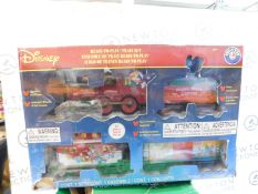 1 BOXED DISNEY MICKEY MOUSE TRAIN SET WITH LIGHTS & SOUNDS RRP Â£79
