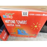 1 BOXED BEBOP NEPTUN TOWER WATER SLIDE (L 420 X W 300 X H 230 CM) RRP Â£499