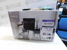 1 BOXED SANUS 22"-55" FULL MOTION TV WALL MOUNT RRP Â£89.99