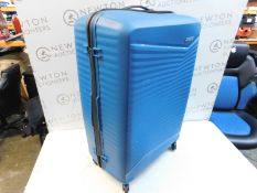 1 AMERICAN TOURISTER JET DRIVER 79CM LARGE HARDSIDE SPINNER CASE IN DARK TURQUIOSE RRP Â£89