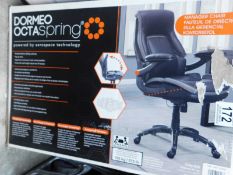 1 BOXED DORMEO OCTASPRING TECHNOLOGY TRUE INNOVATIONS MANAGER'S OFFICE CHAIR RRP Â£199