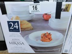 1 BOXED MIKASA ASPEN PORCELAIN DINNERWARE SET RRP Â£49