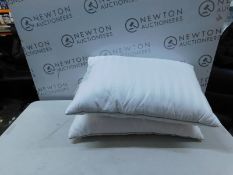 1 PAIR OF HOTEL GRAND DOUBLE TOP GOOSE FEATHER & GOOSE DOWN PILLOW RRP Â£19.99