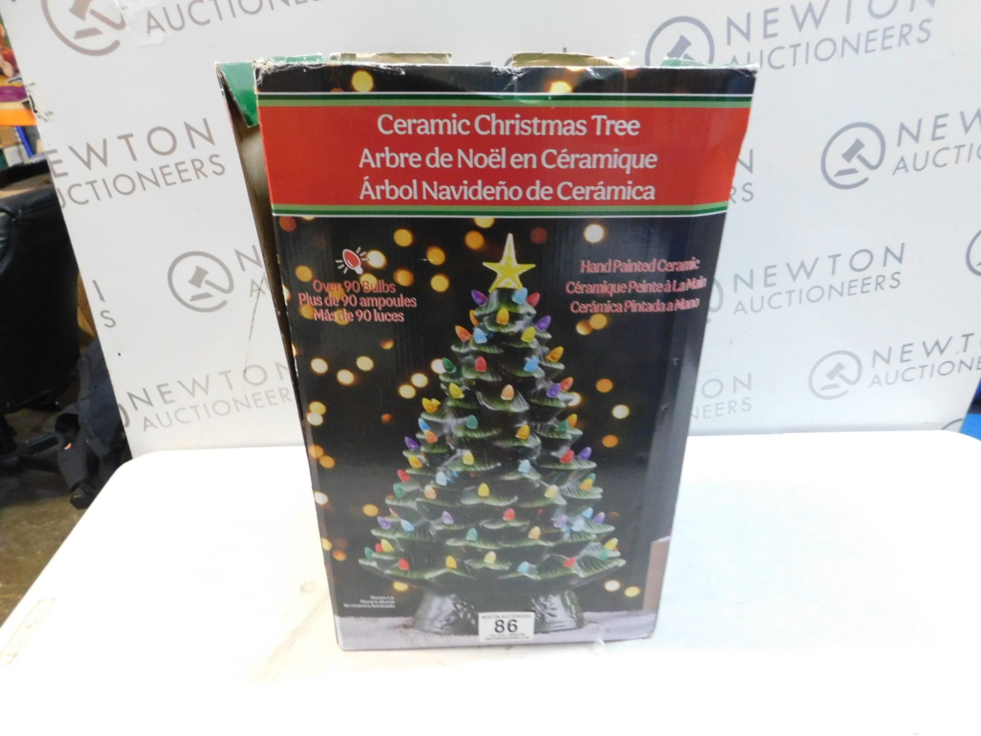 1 BOXED CERAMIC CHRISTMAS TREE ORNAMENT RRP Â£69