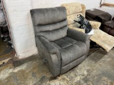 1 PULASKI FABRIC MANUAL RECLINER RRP Â£299