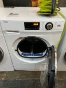 1 HAIER HD80-A636 8 KG HEAT PUMP TUMBLE DRYER RRP Â£399 (POWERS ON)