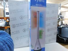 1 BOXED VYBRA 3 IN 1 HEATER, COOLER & IONISER RRP Â£199