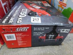 1 BOXED ARCAN XL2750EU 2750KG STEEL SERVICE JACK RRP Â£199