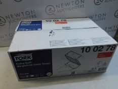 1 BRAND NEW BOXED TORK EXTRA SOFT SINGLEFOLD HAND TOWELS WHITE H3, PREMIUM, EMBOSSED, 15 X 200