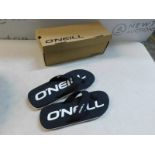 1 BOXED O'NEILL JACK SLIPPERS UK SIZE 10 RRP Â£24.99