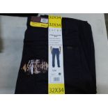 1 BRAND NEW PAIR OF MENS JACHS NEW YORK STRETCH SATEEN PANTS SIZE 32X34 RRP Â£29