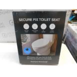 1 BOXED ROPER RHODES SECURE FIX SOFT CLOSE WHITE TOILET SEAT RRP Â£39