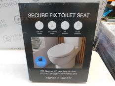 1 BOXED ROPER RHODES SECURE FIX SOFT CLOSE WHITE TOILET SEAT RRP Â£39