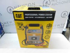 1 BOXED CAT 1200AMP JUMP STARTER, PORTABLE USB CHARGER AND AIR COMPRESSOR RRP Â£99