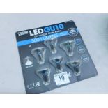1 PACK OF 6 FEIT ELECTRIC GU10 LED DIMMABLE 50W REPLACEMENT BULBS RRP Â£19.99