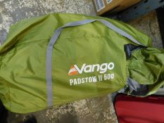 1 BAGGED VANGO PADSTOW II 500 5 PERSON FAMILY TENT RRP Â£299
