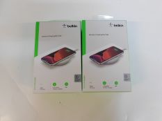 2 BOXES OF BELKIN WIRELESS CHARGING PADS 10W RRP Â£99