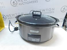 1 BOXED CROCK-POT SLOW COOKER - STAINLESS STEEL RRP Â£69