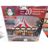 1 BOXED 17 INCH (44CM) DELUXE CHRISTMAS CAROUSEL TABLE TOP ORNAMENT WITH LED LIGHTS & SOUNDS RRP Â£