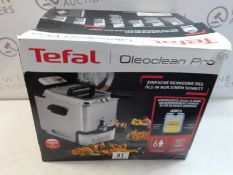 1 BOXED TEFAL FR8040 OLEOCLEAN PRO INOX & DESIGN DEEP FRYER RRP Â£129.99