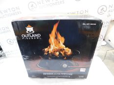 1 BOXED OUTLAND FIREBOWL MEGA PORTABLE PROPANE CAMP FIRE RRP Â£129