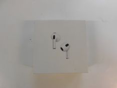 1 BRAND NEW SEALED BOXED PAIR OF APPLE AIRPODS 3RD GENERATION MODEL MME73ZM/A RRP Ã‚Â£179.99