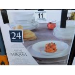 1 BOXED MIKASA ASPEN PORCELAIN DINNERWARE SET RRP Â£49