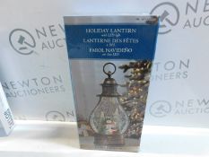 1 BOXED HOLIDAY LANTERN WITH LED LIGHTS RRP Â£39