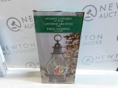 1 BOXED HOLIDAY LANTERN WITH LED LIGHTS RRP Â£39