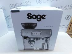 1 BOXED SAGE BARISTA TOUCH BEAN TO CUP COFFEE MACHINE IN BLACK STAINLESS STEEL, SES880BST RRP Â£