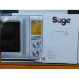 1 BOXED SAGE 32 LITRE 1100W THE COMBI WAVE 3 IN 1 MICROWAVE IN BLACK STAINLESS STEEL