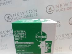 1 BOXED SET OF DETTOL ANTIBACTERIAL CLEANSING SURFACE WIPES RRP Â£11.99