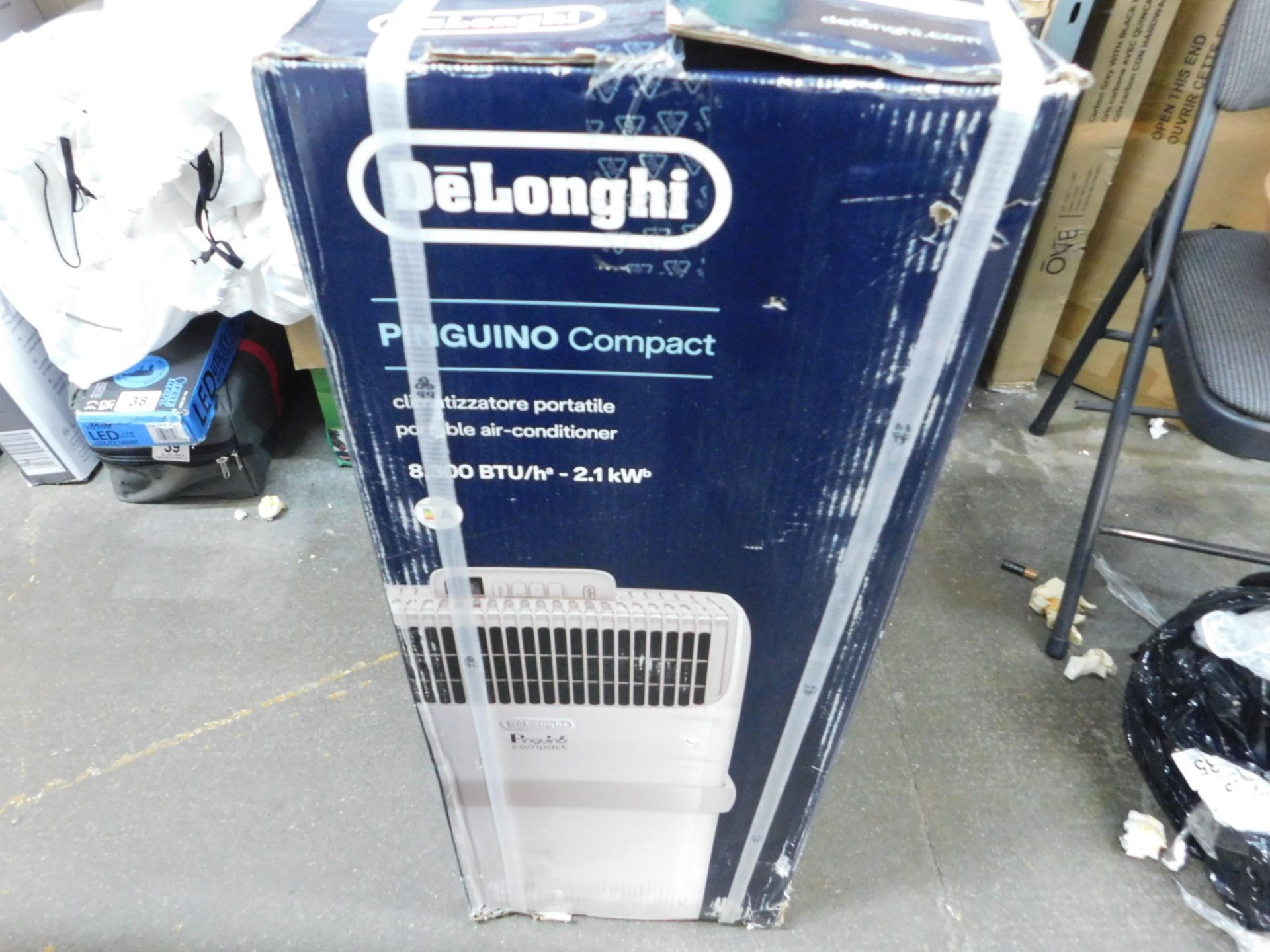 1 BRAND NEW BOXED DE'LONGHI PINGUINO PAC ES72 COMPACT PORTABLE AIR CONDITIONER RRP Â£499