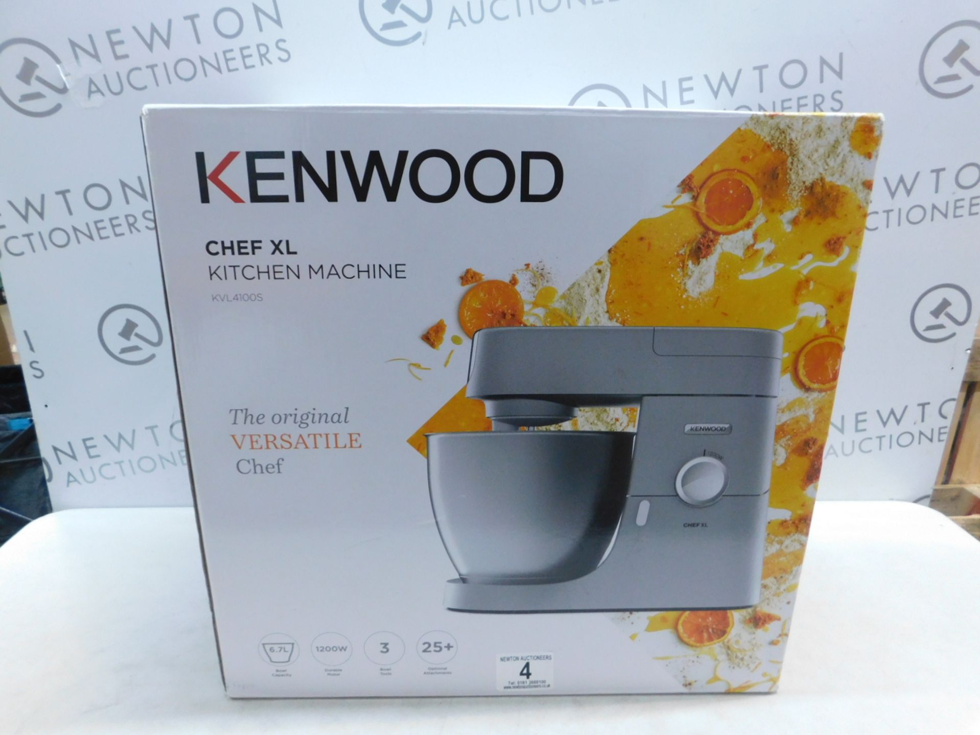1 BOXED KENWOOD CHEF XL STAND MIXER KVL4100S RRP Â£299