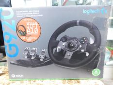 1 BOXED LOGITECH G920 DRIVING FORCE GAMING STEERING WHEEL & PEDAL WITH ASTRO GAMING A10 WIRED GAMING
