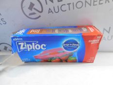 1 BOX OF 52 ZIPLOC EASY OPEN GALLON STORAGE BAGS RRP Â£12.99