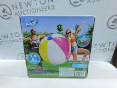 1 BRAND NEW BOXED SET OF 2 BESTWAY 60" H2O GO INFLATABLE BEACH BALLS RRP Â£19.99